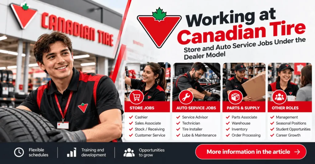 Working at Canadian Tire: Store and Auto Service Jobs Under the Dealer Model
